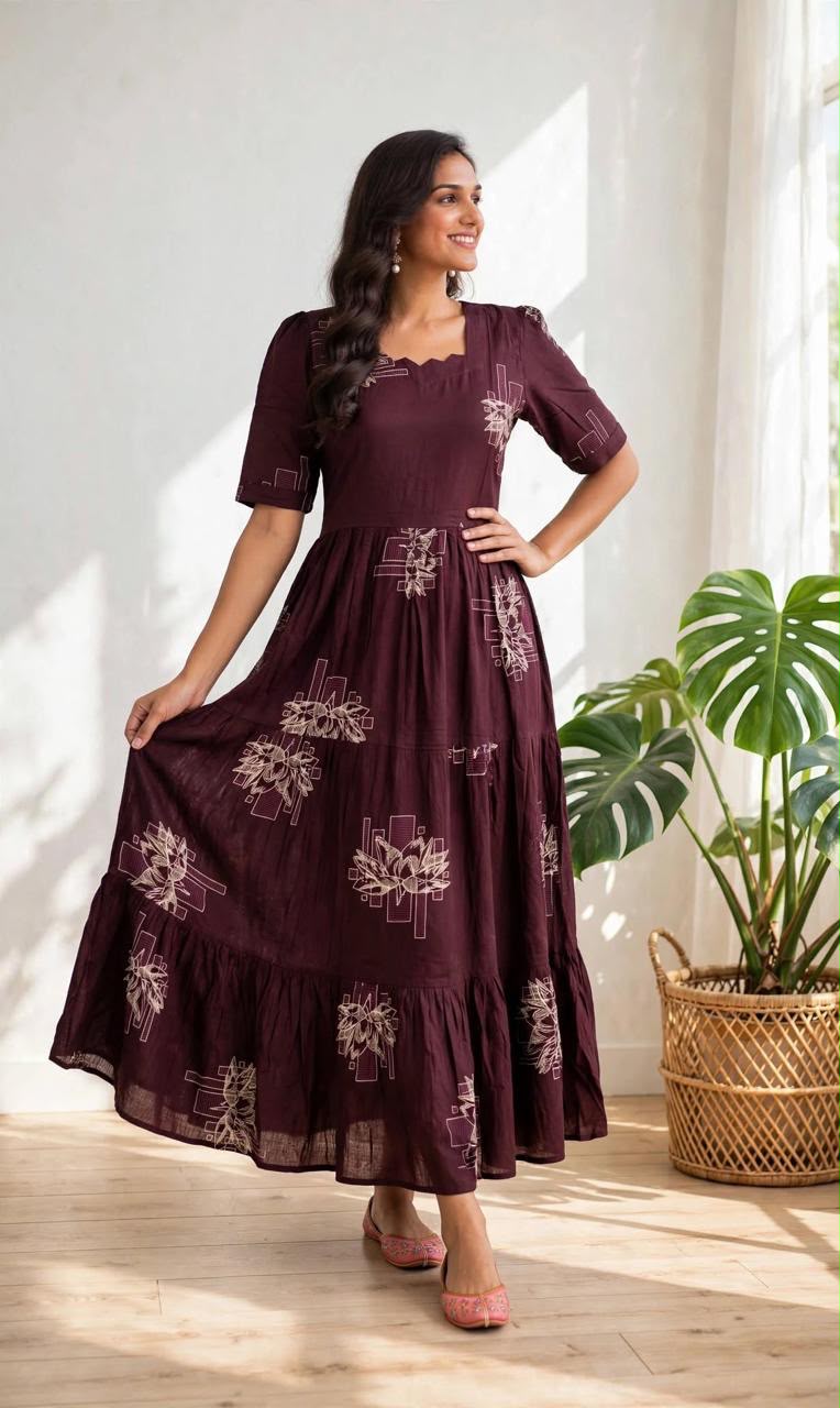 Maxi (Dark maroon)